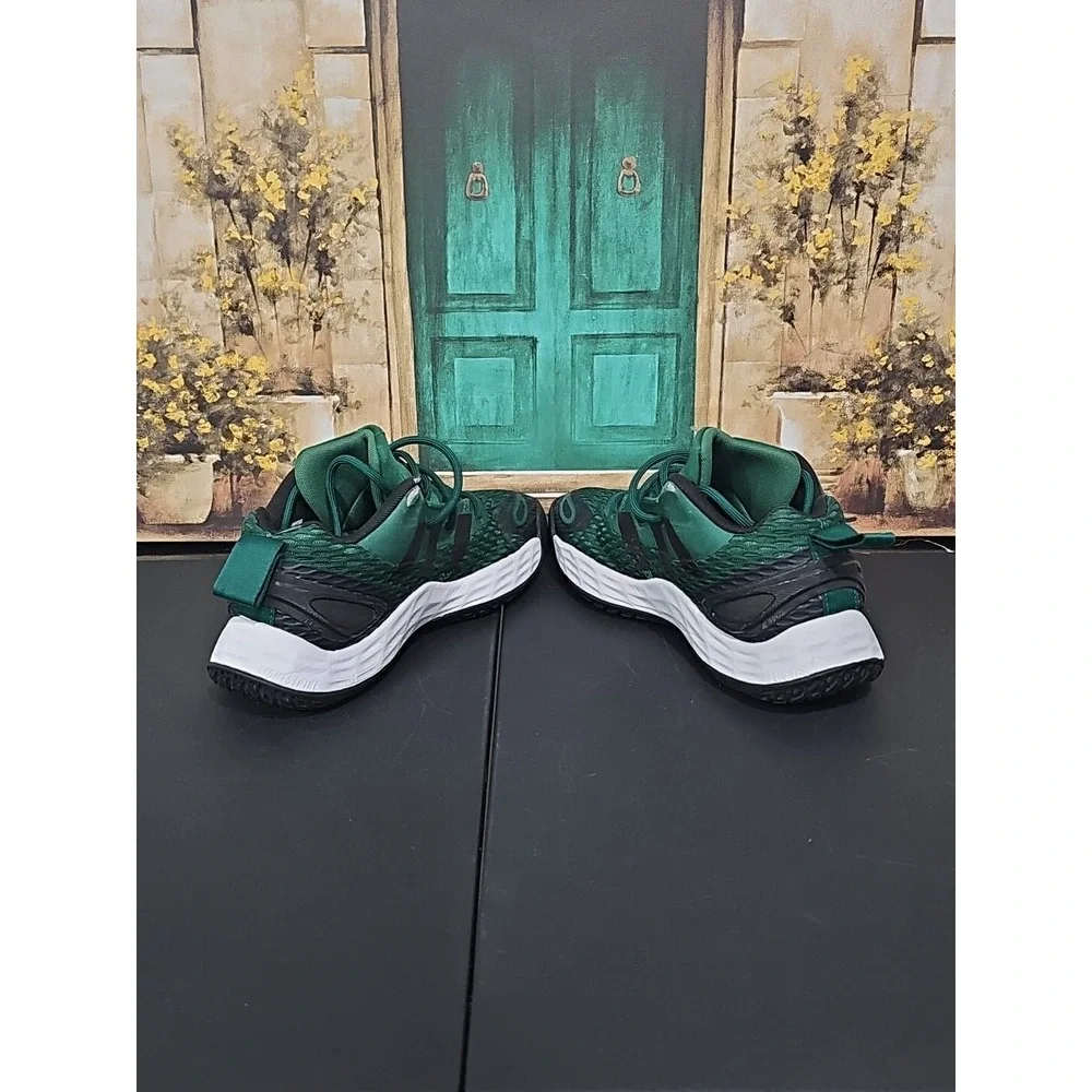 adidas Exhibit A Basketball Shoes Team Green Black- H67734 Men's Size 7